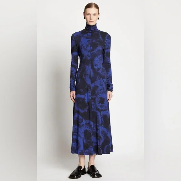 PROENZA SCHOULER
WHITE LABEL
Marble Jersey Turtleneck Dress in
Ultramari… - Picture 4 of 13